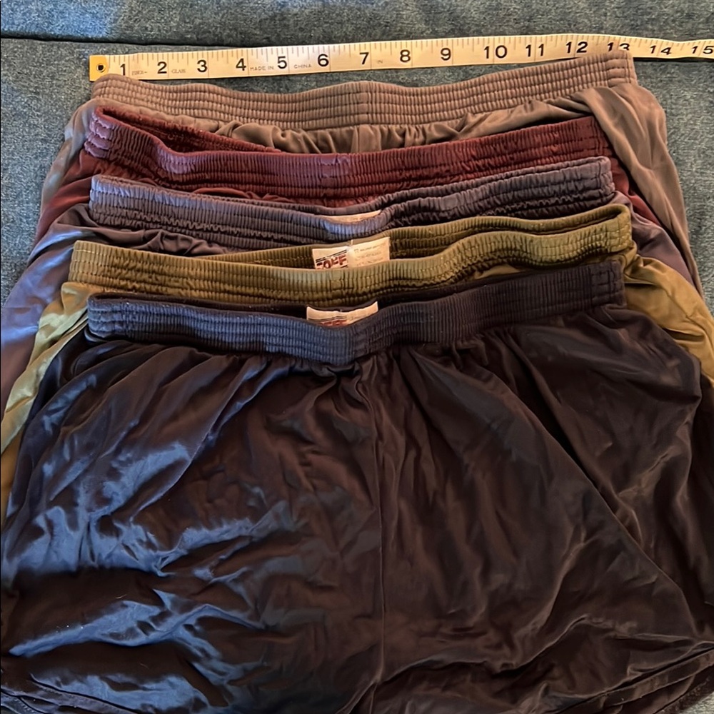 Lot of five Soffe ranger shorts